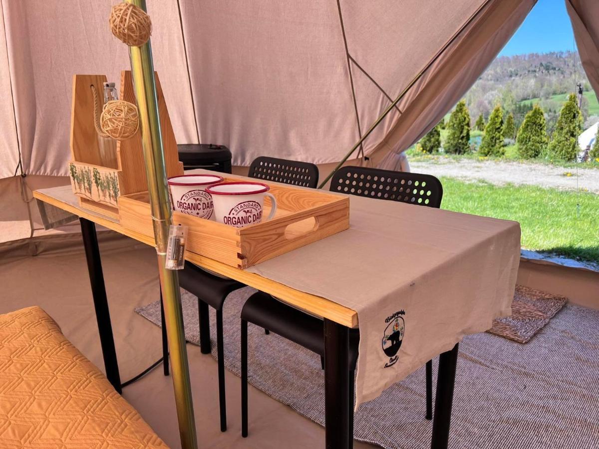 Glamping Bieszczady Z Jacuzzi I Basenem Hotel Солина Екстериор снимка