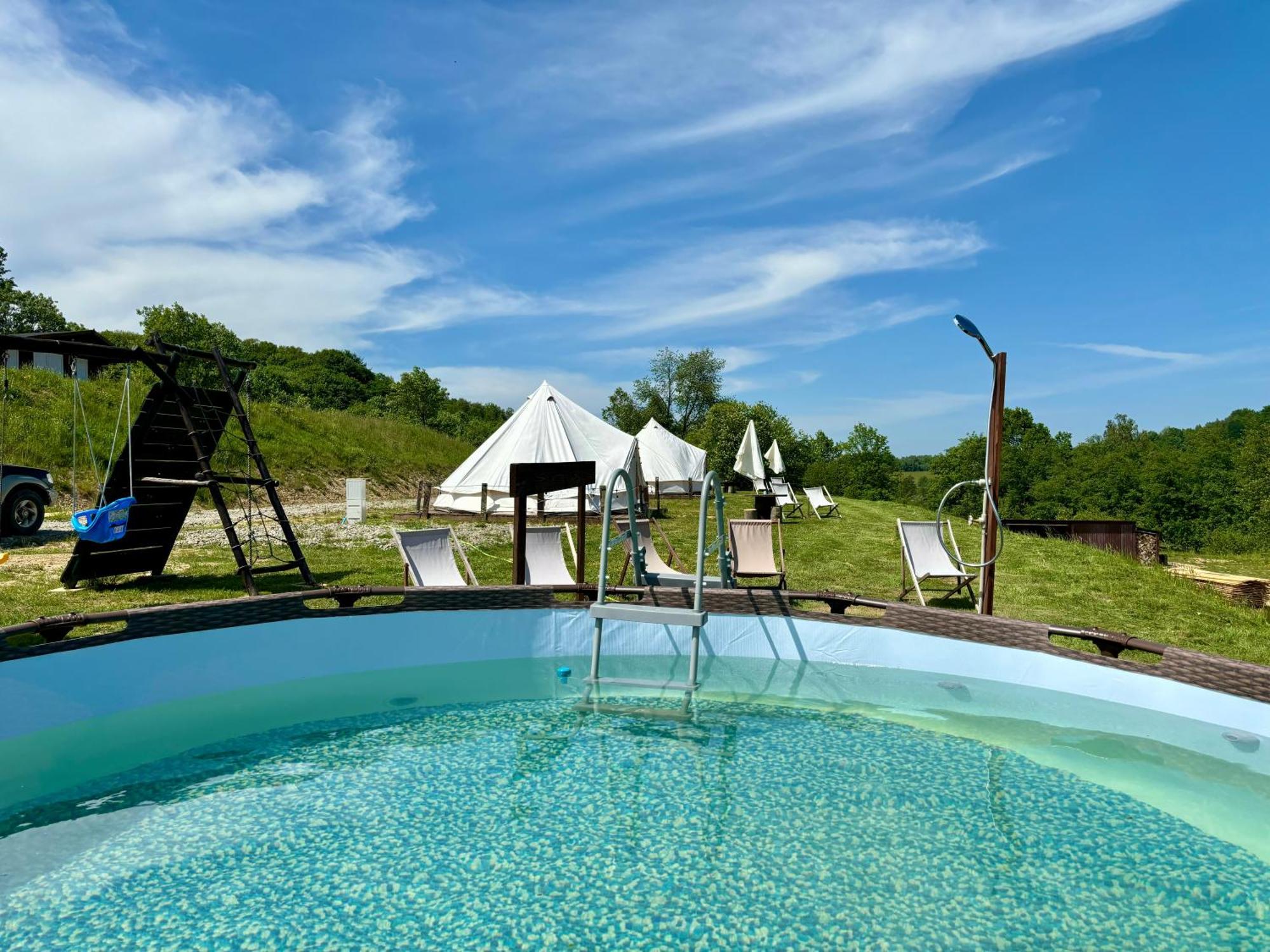 Glamping Bieszczady Z Jacuzzi I Basenem Hotel Солина Екстериор снимка