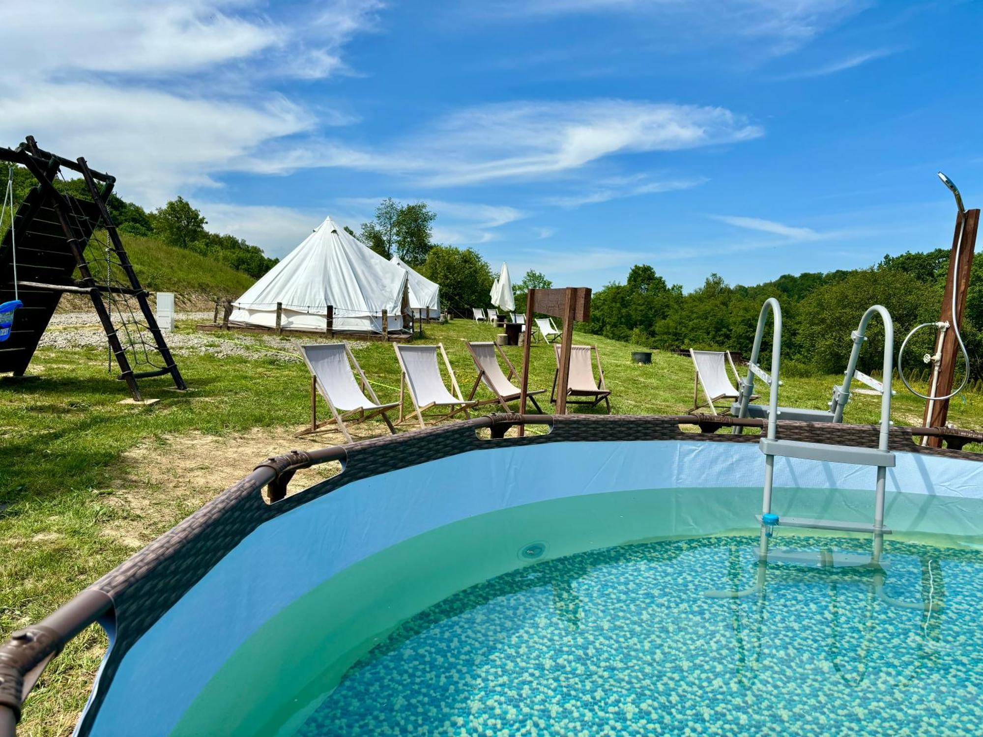 Glamping Bieszczady Z Jacuzzi I Basenem Hotel Солина Екстериор снимка